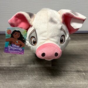 NWT- Disney Princess Walk & Snort Pua Plush - Snorts and Walks